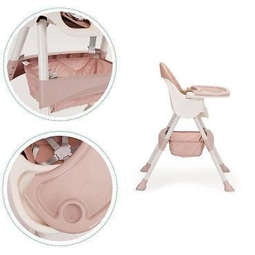 decije stolice plasticne: STOLICA ZA HRANJENJE 2U1 ECOTOYS PINK/WHITE – HC-823 PINK-250 Opis: - — 3