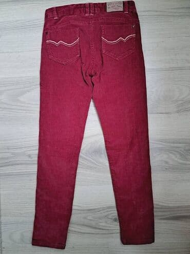 lepršave pantalone: 134-140, bоја - Bordo — 2