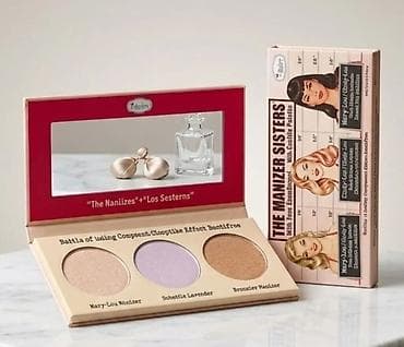 Paleta za liče “The Manizer Sisters” – TheBalm - Kompaktna paleta sa