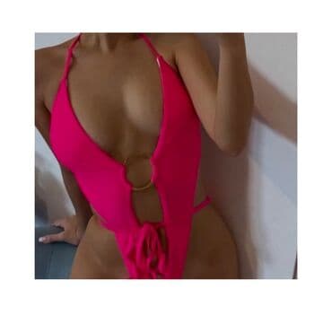 jednodelni kupaci sa push up: S (EU 36), Jednobojni, bоја - Roze — 1