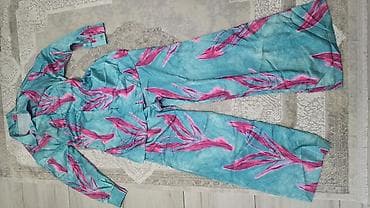 Men's Clothing: Komplet košulja + pantalone sa tropskim printom - Dvodelni set: duga — 1