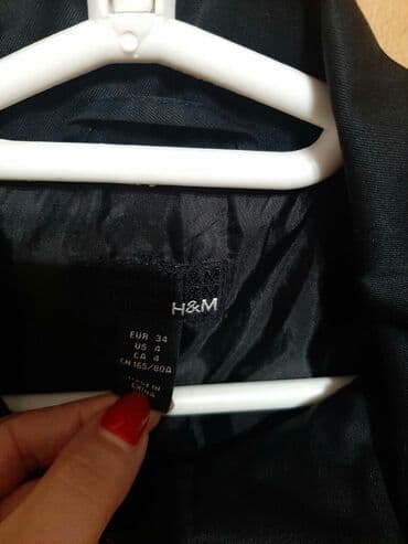 teddy kaput h m: XS, Used, With lining, Single-colored, color - Black — 2