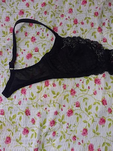 cipele za svečane prilike: Crni čipkani grudnjak - Boja: crna - Materijal: fina čipka sa — 2