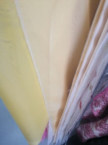platno za draperije: Zavese nove, Dužina i širina po meri. Ušivena traka i obrađene ivice — 4