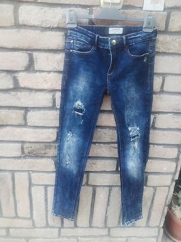 kamel kaputi: Stradivarius farmerke, veličina S. - Model: skinny/uzane nogavice - — 2