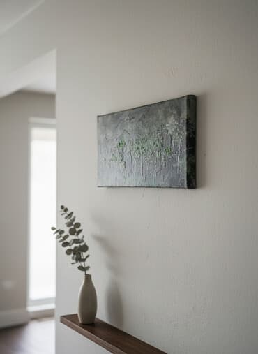 forma ideale ugaone garniture cene i slike: Ručno rađena slika na platnu – pejzaž u akrilu. Horizontalni format — 1