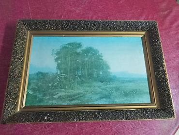 Stilski dekor: Reprodukcija na platnu – “Роща” (Gaj) – F. Vasiljev - Izrada — 3