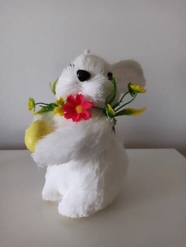 step deke: Easter decoration, color - White, New — 2