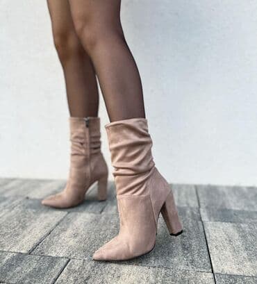 kožna anatomska obuća: STREČ ČIZIMA 🔥eko -koza ➡️mekana i lagana ➡️štikla 10cm Cena4300rsd — 7