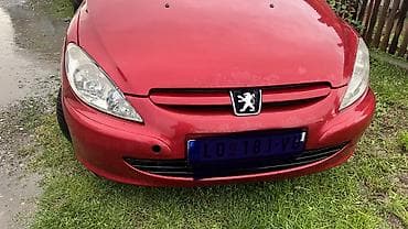 sedista za automobile: Delovi za Peugeot 307 u EQKD crvenoj biji — 5