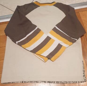 hugo boss dukserice: Waikiki dux dugih rukava sa aplikacijom. Bež tonovi. Straftasti — 4