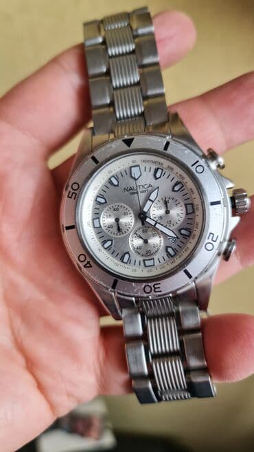 sat valjevo: Nautica muški hronograf sat – čelik, 100 m - Kućište i narukvica od — 9