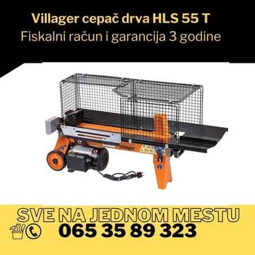 Ostali alati i mašine: Villager cepač drva HLS 55 T Karakteristike: Brend: Villager Oznaka — 1