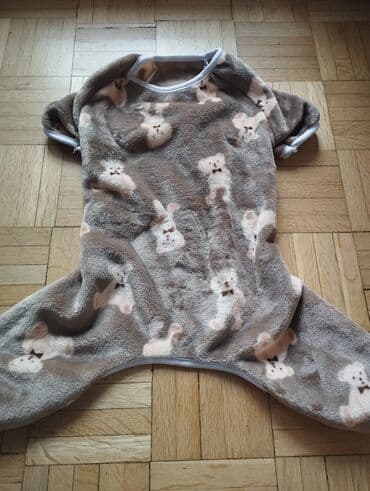 srbija psi na prodaju: Topla plišana pidžama/kombez za psa - Materijal: veoma mek i topao — 1