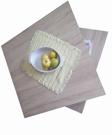 manikir stolovi: Rotirajući klub sto✅ •Dimenzije: š:78 (93) x v:34.9 x d:78cm — 3