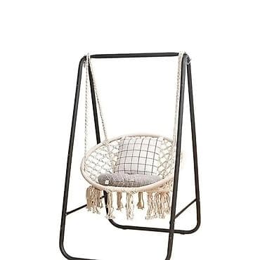 forma ideale dvosedi akcija: Viseća ljuljaška sa stalkom – boho stil Ljuljaska sa postoljem--Cena — 2