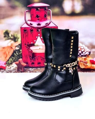 tople čizme za zimu: Tople duboke čizmice, savršene za zimu. Lice je od eko kože, odlično — 1