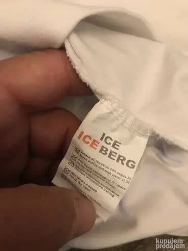 crni nike duks: Original ICEBERG duks L KAO NOV 100% cotton Ramena 49/50cm, duzina — 5