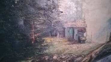 Stilske umetničke slike: Detaljna slika rađena uljanim bojama na platnu, koja prikazuje — 5