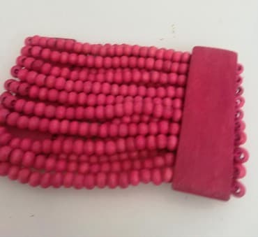 crvene mokasine muske: Višeslojna narukvica, Materijal: Plastika — 4
