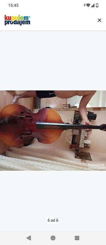 drvena tabla za crtanje: Kontrabas – akustični, četvorostruni - Klasičan akustični kontrabas — 1