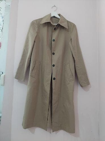 adidas trenerka type 1: Bež dugački kaput/trenč sa printom na leđima - Boja: klasična bež - — 1