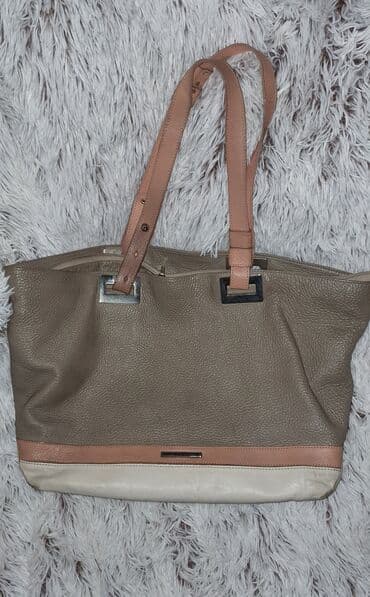 guess torbe kako prepoznati original: Shoulder bag, Mona, Material: Leather — 1