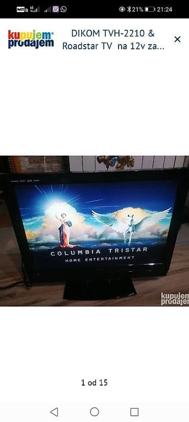 DIKOM TVH-2210 & Roadstar TV – televizori za 12 V - Dijagonala