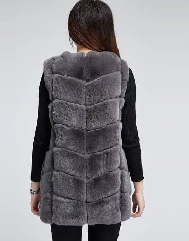 Mantili: L, Činčila, bоја - Siva — 4