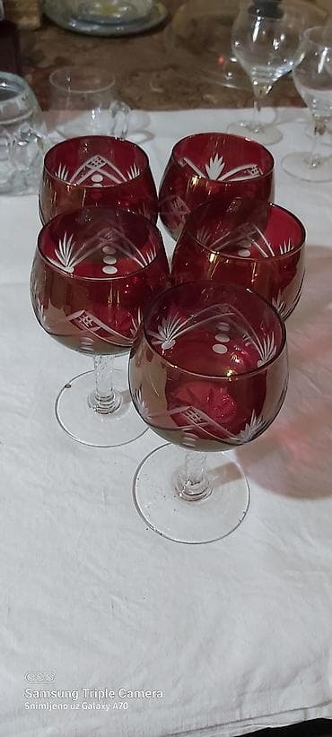 plasticne case za desert novi sad: Stakleni set za posluživanje – dekorativne posude i čaše - Velika — 4