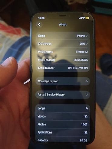 aparat: Iphone 12 super stanje 64 gb 
77% battery health — 3