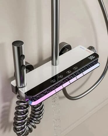 šljokice za zid: Tus zidni klavir sa 4 funkcije, digitalni usponski tuš
14000 din — 2