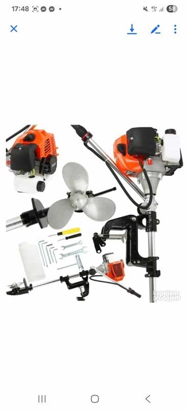 motor za vibro sto: Motorna Penta Model M83302 Snažan vanbrodski motor 2T ZA ČAMAC — 2