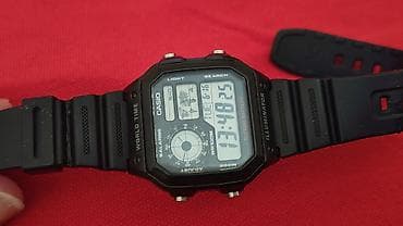 komandirski sat: Casio AE-1200WH “World Time” digitalni sat - Funkcije: prikaz — 3