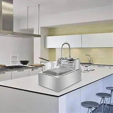 Car Electronics: Profesionalna električna friteza od nerđajućeg čelika – jednostruka — 4