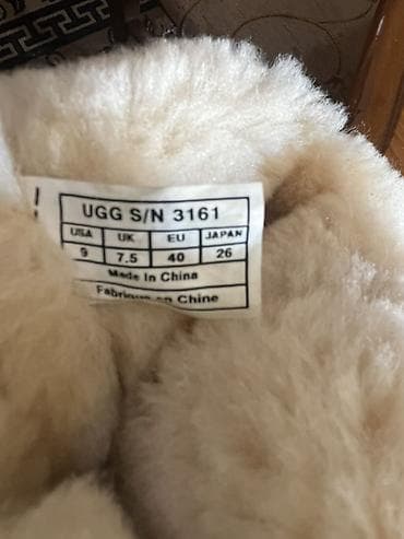 Slippers: Uggs 40, color - Silver — 5