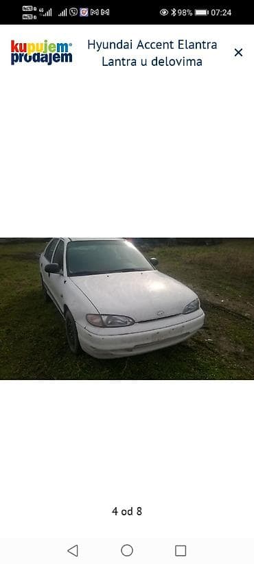 klima za auto na upaljac: Hyundai branik – zadnji (sa reflektorom), siva/srebrna boja. - — 3