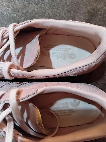 braon kožne cipele ženske: Adidas Superstar ženske patike – model ART CP9946 - Boja: puder/roze — 8
