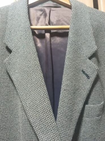 tech fleece 1:1: Suit jacket, XL (EU 54), color - Grey, Wool — 1