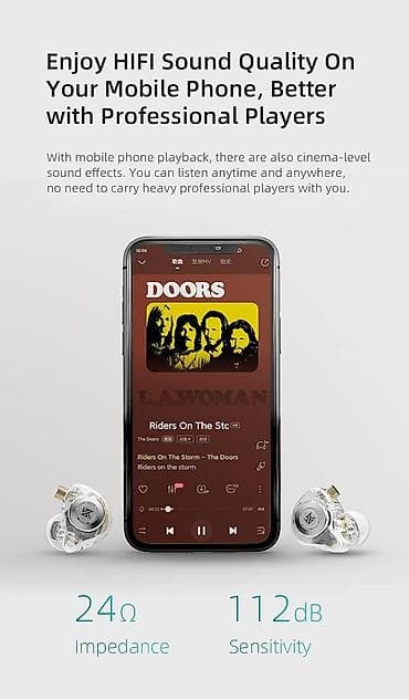 bluetooth zvucnik sa radiom: KZ EDX Pro žičane in-ear slušalice (IEM) - Poboljšan dizajn: prozirno — 7