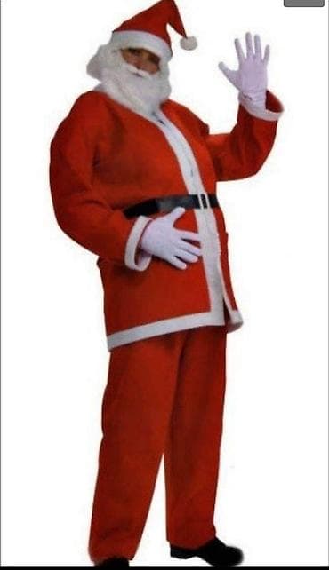 Unisex odelo/kombinezon Deda Mraz za odrasle. Univerzalna velicina U
