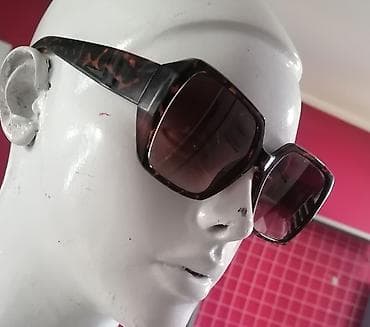 Accessories: Ženske sunčane naočare – oversize kvadratni okvir, šara “tortoise” - — 2