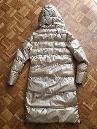 roxy jakne: K-3 Zimska jakna, perjana, topla, duga, zlatne boje, S vel ali — 2