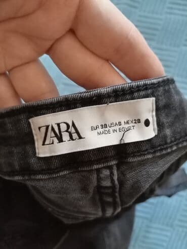 push up helanke new yorker: Zara farmerke, vel 38, dobro očuvane. Uživo su tamnije, ali isprano — 3