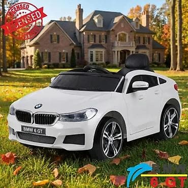 daljinsko upravljanje: BMW 6 GT – beli, licencirani auto na akumulator za decu (JJ2164-W-230) — 4