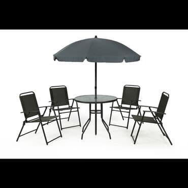 suncobran za plažu cena: Baštenska ganitura, bоја - Crna, Novo — 1