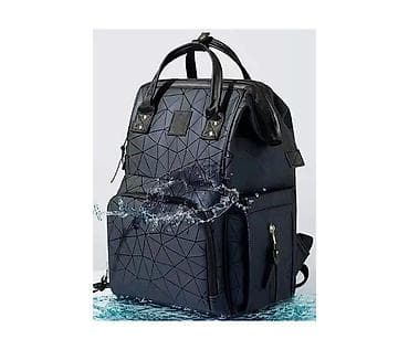 putna torba sa tockicima: BBO Torba za mame WT045 Fashion Mama Bag – crna Šifra proizvoda — 1