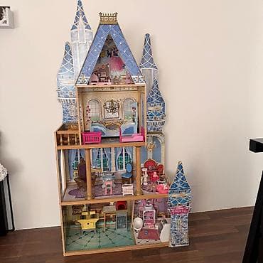 vans patike za decu: Drvena kuća/dvorac za lutke – Disney Princess stil Veliki višespratni — 1