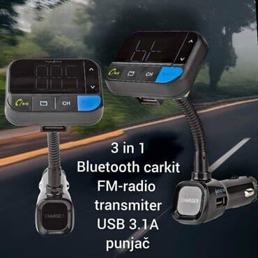 baterija cr2032 cena: Cena 2600din CATR102BK 3-in-1 Bluetooth carkit FM-radio transmiter and — 1