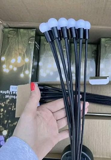 ormani po meri: Dekorativne solarne lampice. Višebojna svetla (crvena, zelena, žuta — 2